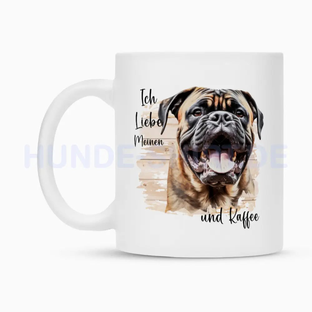 Tasse "Bullmastiff - Ich liebe..." – hunde-shirt.de