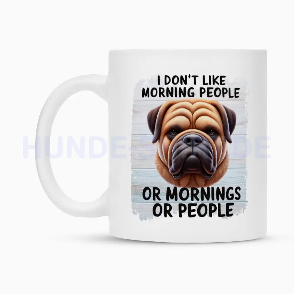 Tasse "Bullmastiff - Morning People" – hunde-shirt.de