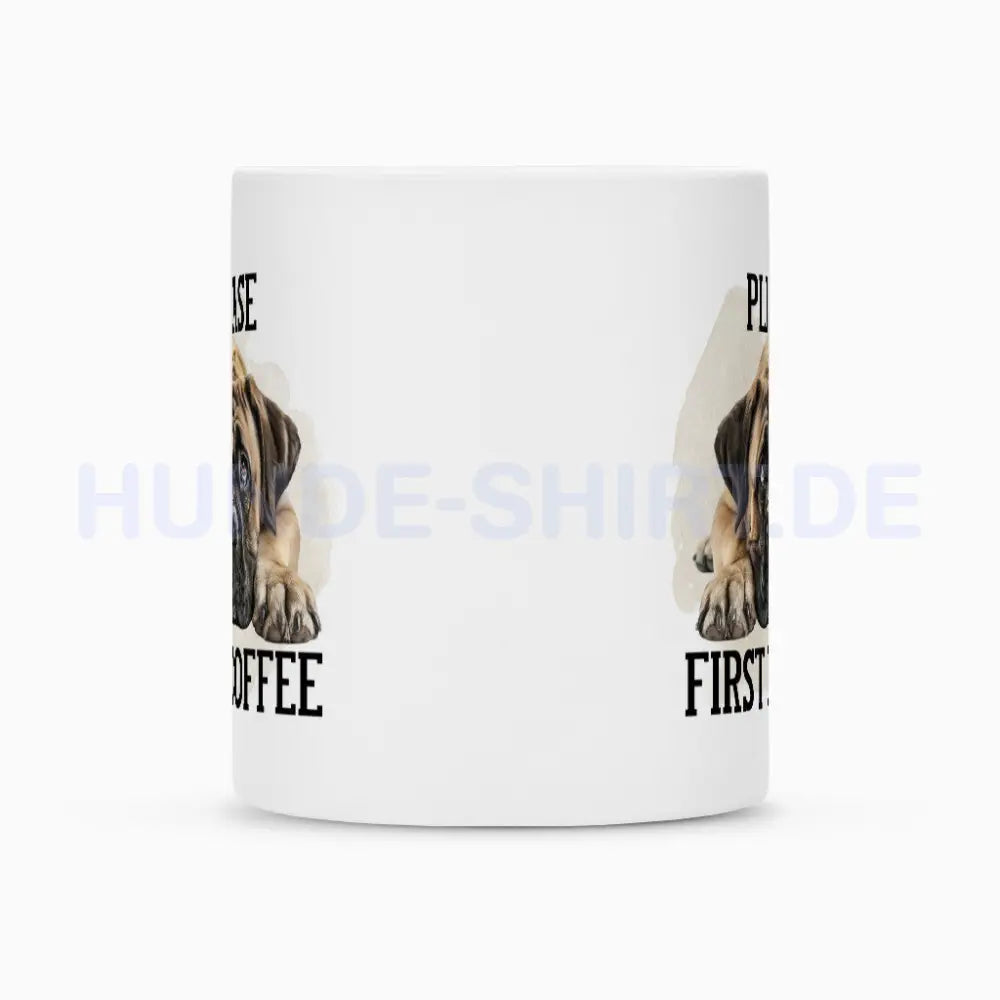 Tasse "Bullmastiff - Please first Coffee" – hunde-shirt.de