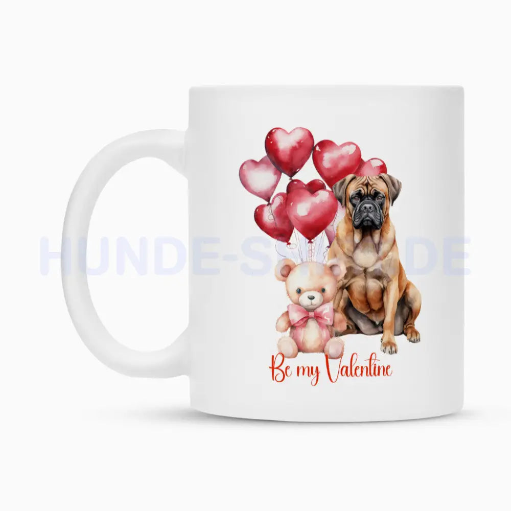 Tasse "Bullmastiff - Valentine" – hunde-shirt.de