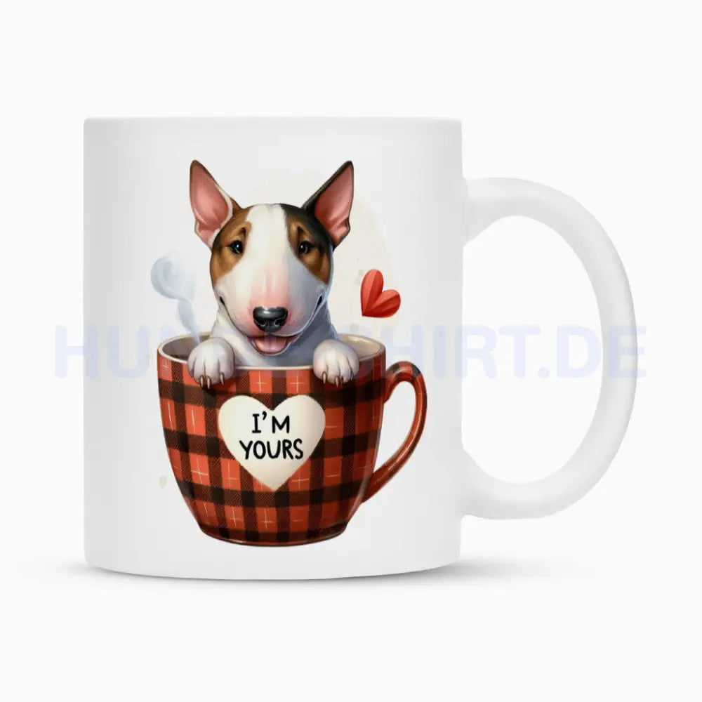 Tasse "Bullterrier - Cup" Weiß – hunde-shirt.de