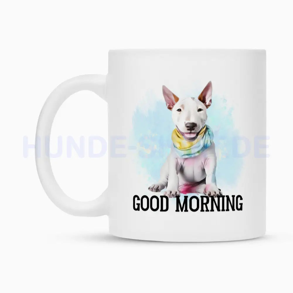 Tasse "Bullterrier - GOOD MORNING" – hunde-shirt.de