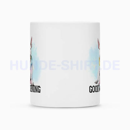 Tasse "Bullterrier - GOOD MORNING" – hunde-shirt.de