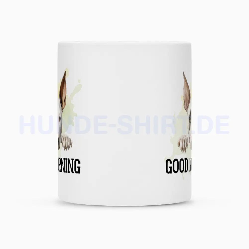 Tasse "Bullterrier - GOOD MORNING" – hunde-shirt.de