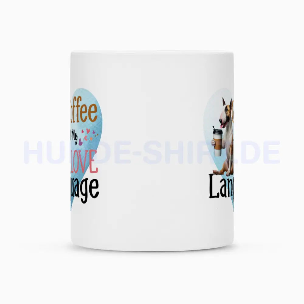 Tasse "Bullterrier - Love Language" – hunde-shirt.de