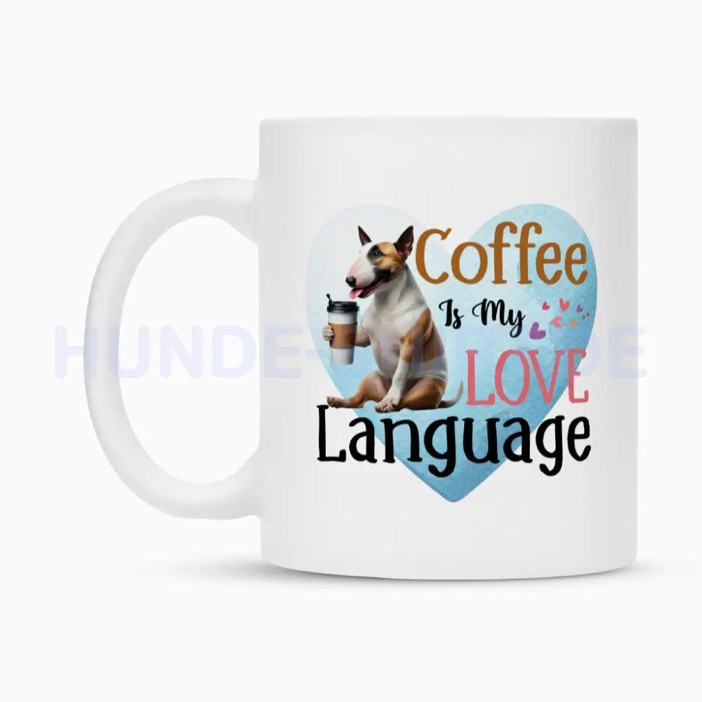 Tasse "Bullterrier - Love Language" – hunde-shirt.de