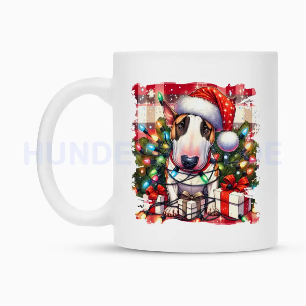 Tasse "Bullterrier - Weihnachten" – hunde-shirt.de