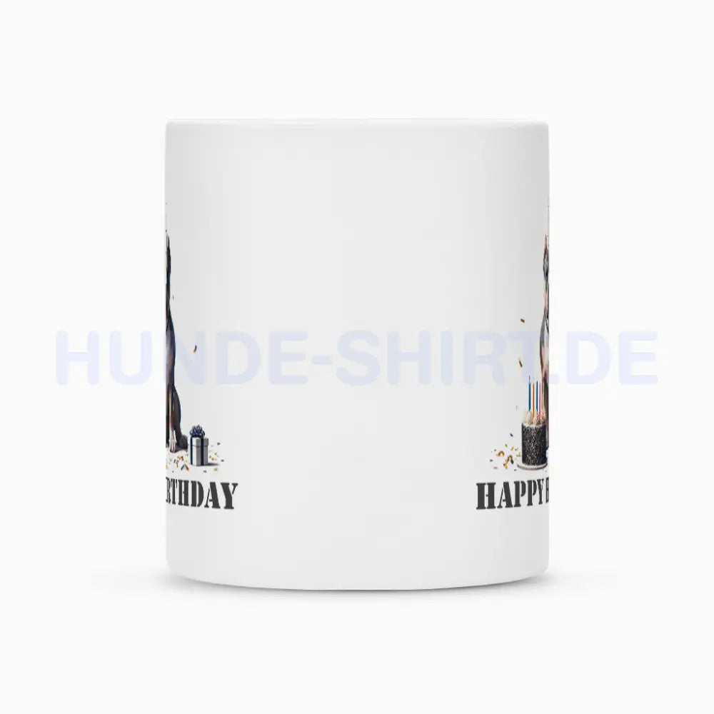 Tasse "Bully XL / XXL - Happy Birthday" – hunde-shirt.de