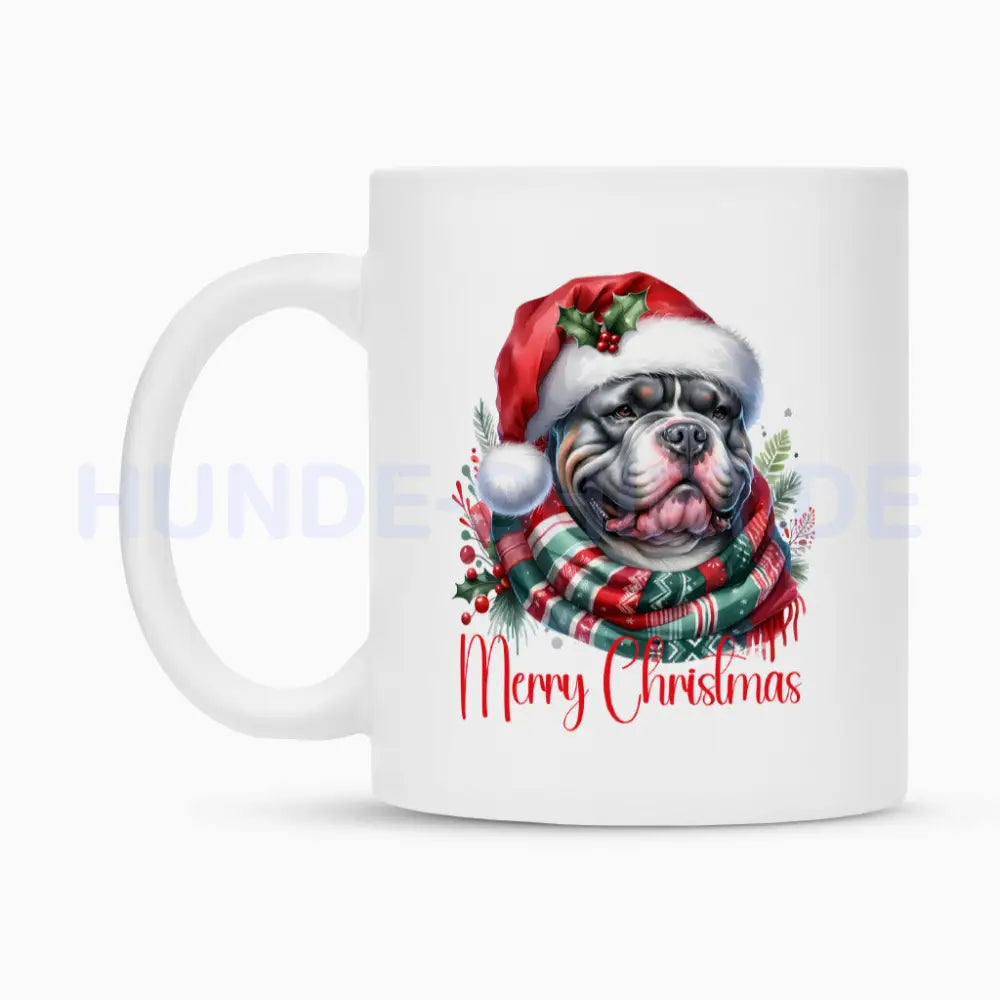 Tasse "Bully XL / XXL - Merry Christmas 3" – hunde-shirt.de