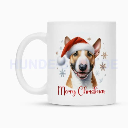 Tasse "Bulterrier - Merry Christmas" – hunde-shirt.de