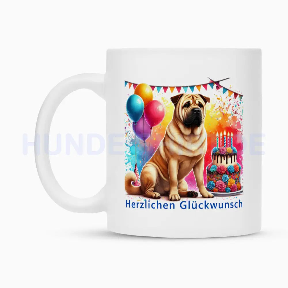 Tasse "Ca de Bou - Geburtstag" – hunde-shirt.de