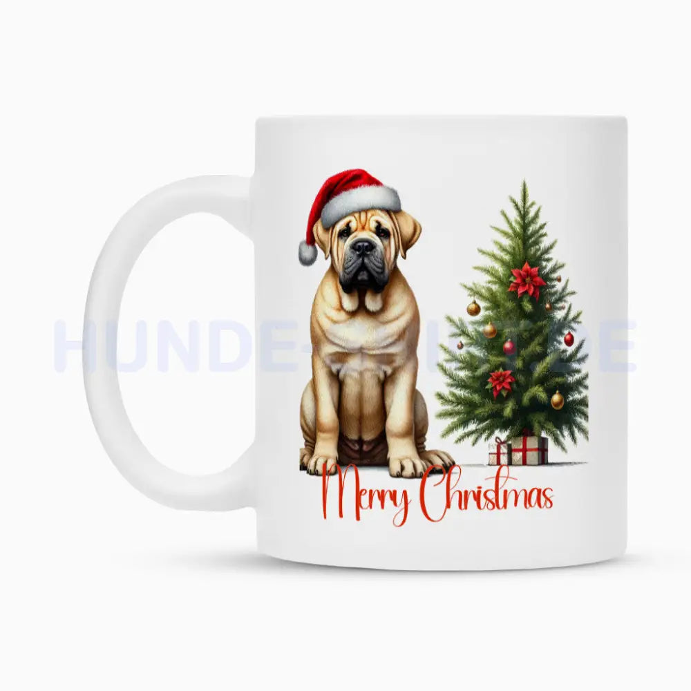 Tasse "Ca de Bou - Merry Christmas" – hunde-shirt.de