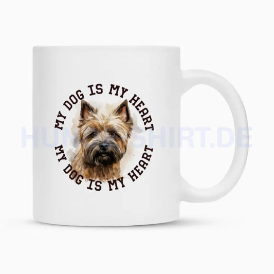 Tasse "Cairn Terrier" Weiß – hunde-shirt.de