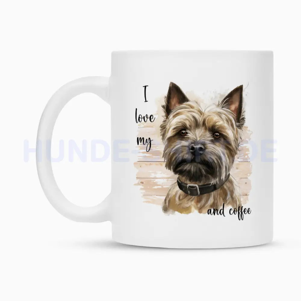 Tasse "Cairn Terrier - I love my..." – hunde-shirt.de