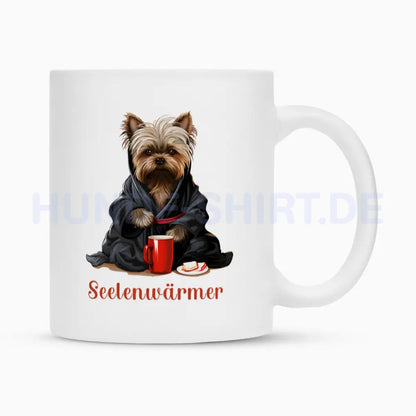 Tasse "Cairn Terrier - Seelenwärmer" Weiß – hunde-shirt.de