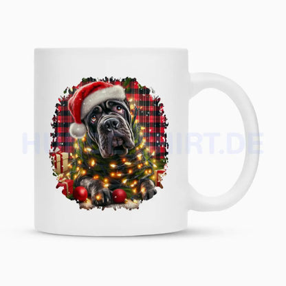 Tasse "Cane Corso - Funny Christmas" Weiß – hunde-shirt.de