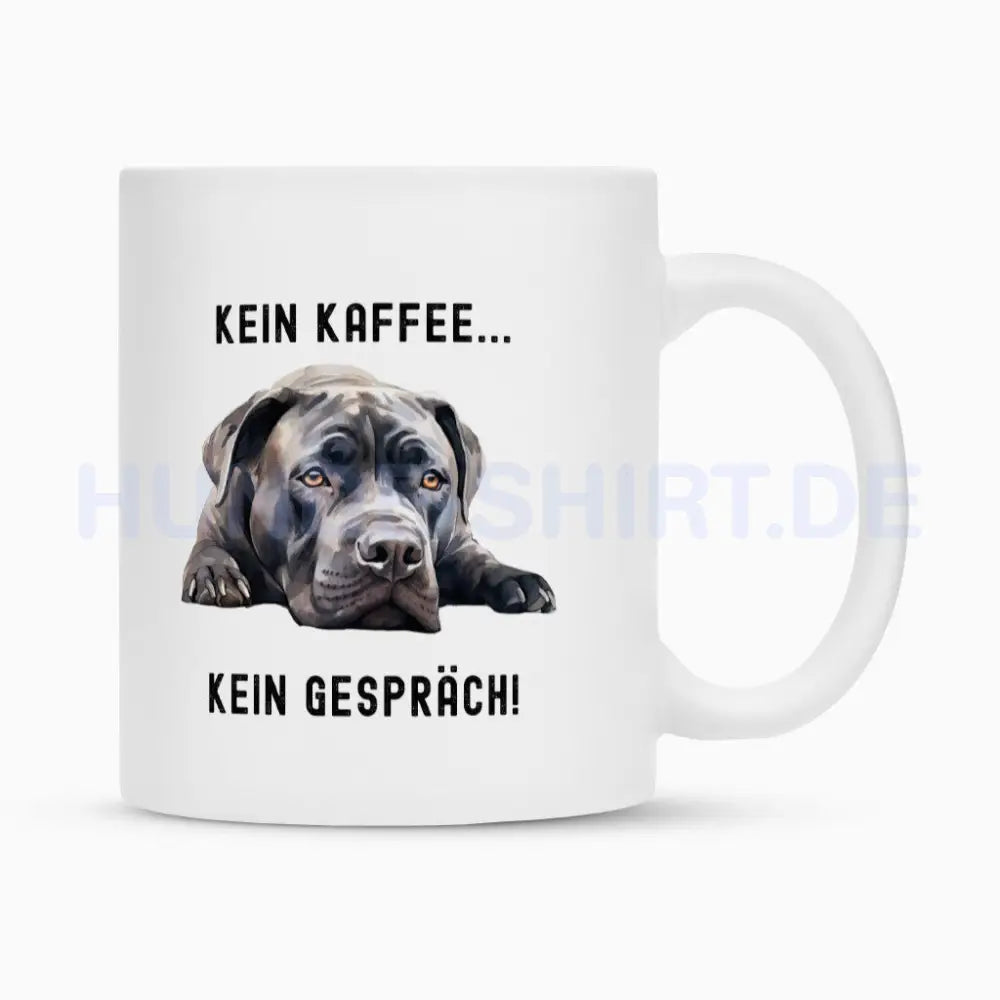 Tasse "Cane Corso - Kein Kaffee..." Weiß – hunde-shirt.de