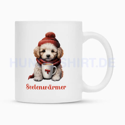 Tasse "Cavapoo - Seelenwärmer" Weiß – hunde-shirt.de