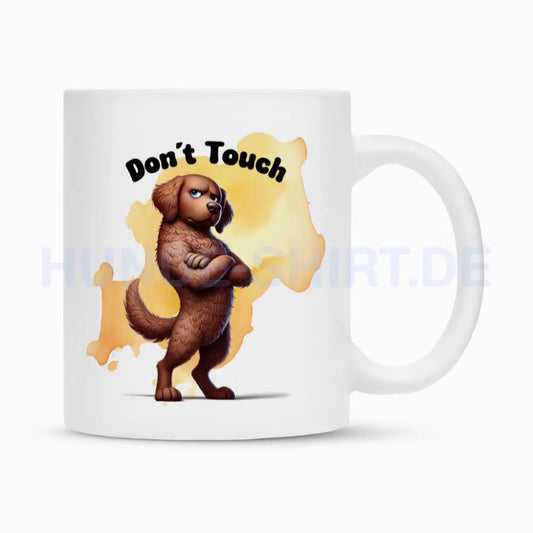 Tasse "Chesapeake Bay - Don´t touch" Weiß – hunde-shirt.de