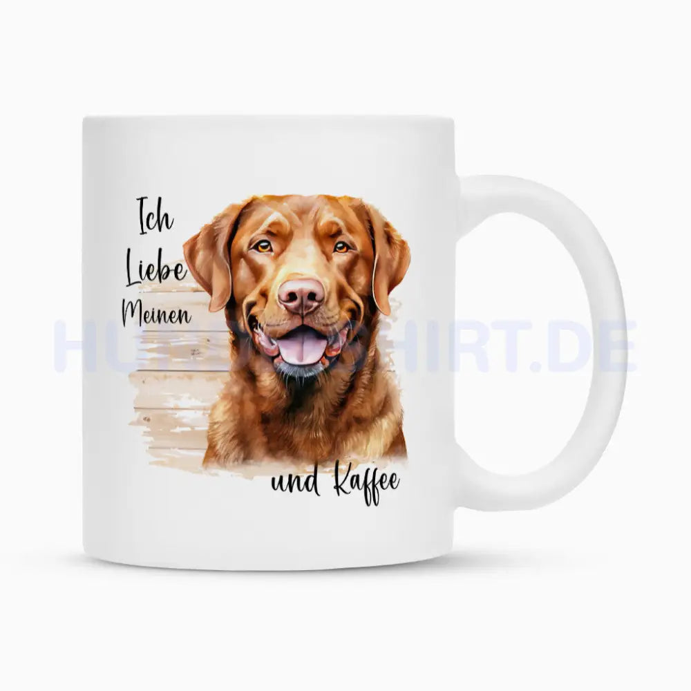 Tasse "Chesapeake Bay - Ich liebe..." Weiß – hunde-shirt.de