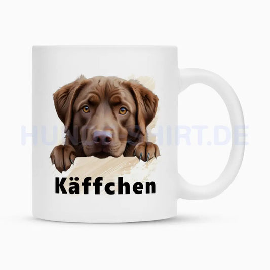 Tasse "Chesapeake Bay Retriever - Käffchen" Weiß – hunde-shirt.de