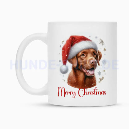 Tasse "Chesapeake Bay Retriever - Merry Christmas" – hunde-shirt.de