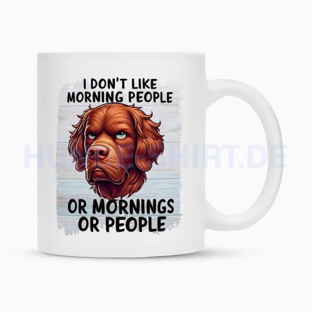 Tasse "Chesapeake Bay Retriever - Mornings" Weiß – hunde-shirt.de