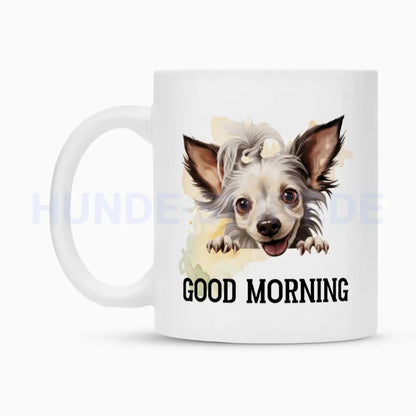 Tasse "Chinese Crested Dog - Good Morning" – hunde-shirt.de