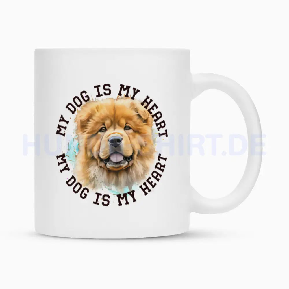 Tasse "Chow-Chow" Weiß – hunde-shirt.de