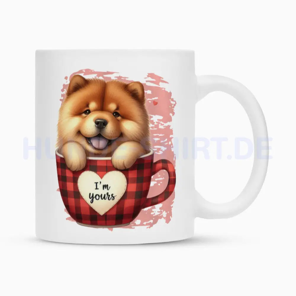 Tasse "Chow-Chow - CUP" Weiß – hunde-shirt.de