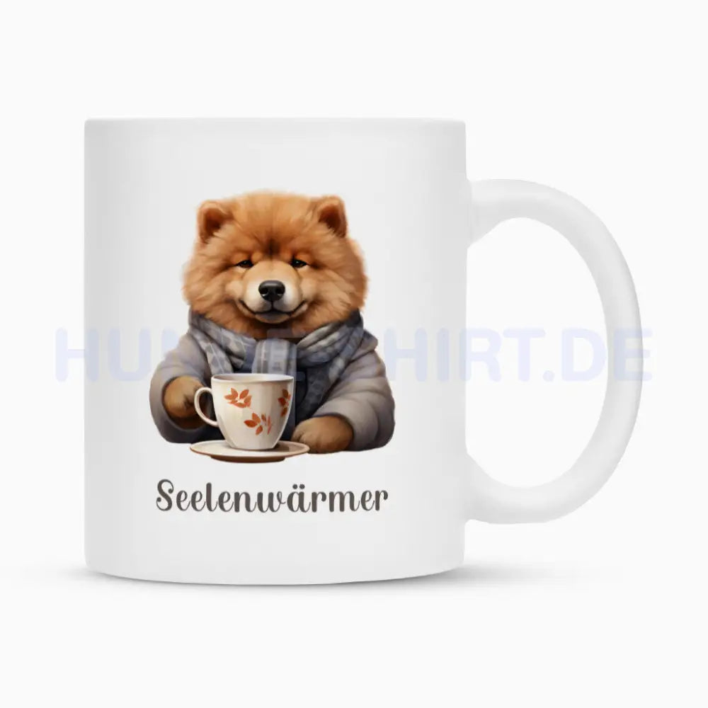 Tasse "Chow-Chow Seelenwärmer" Weiß – hunde-shirt.de