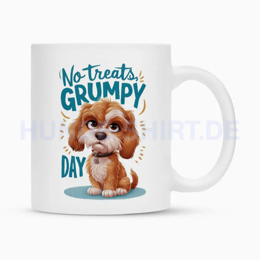 Tasse "Cockapoo - Grumpy" Weiß – hunde-shirt.de