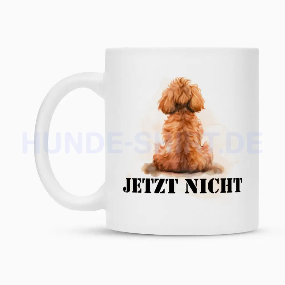 Tasse "Cockapoo ( hell ) - JETZT NICHT" – hunde-shirt.de