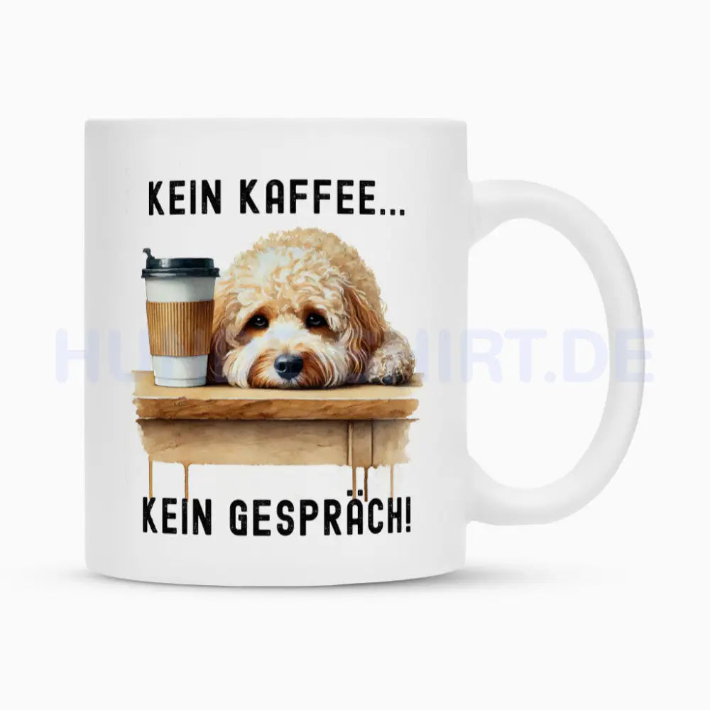 Tasse "Cockapoo - Kein Kaffee..." Weiß – hunde-shirt.de