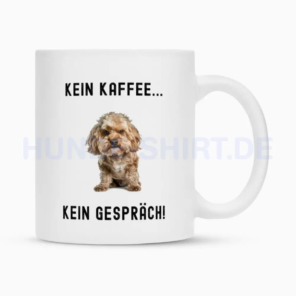 Tasse "Cockapoo - Kein Kaffee..." Weiß – hunde-shirt.de