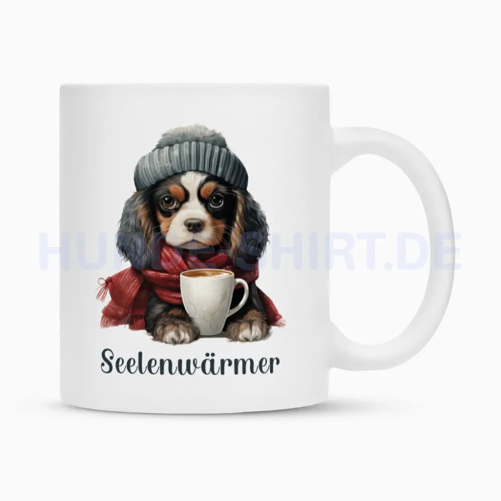 Tasse "Cocker - Seelenwärmer" Weiß – hunde-shirt.de