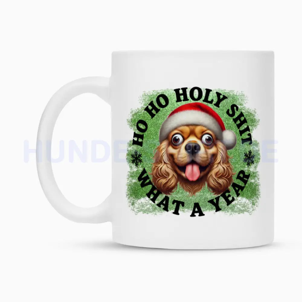 Tasse "Cocker Spaniel - HO HO..." – hunde-shirt.de