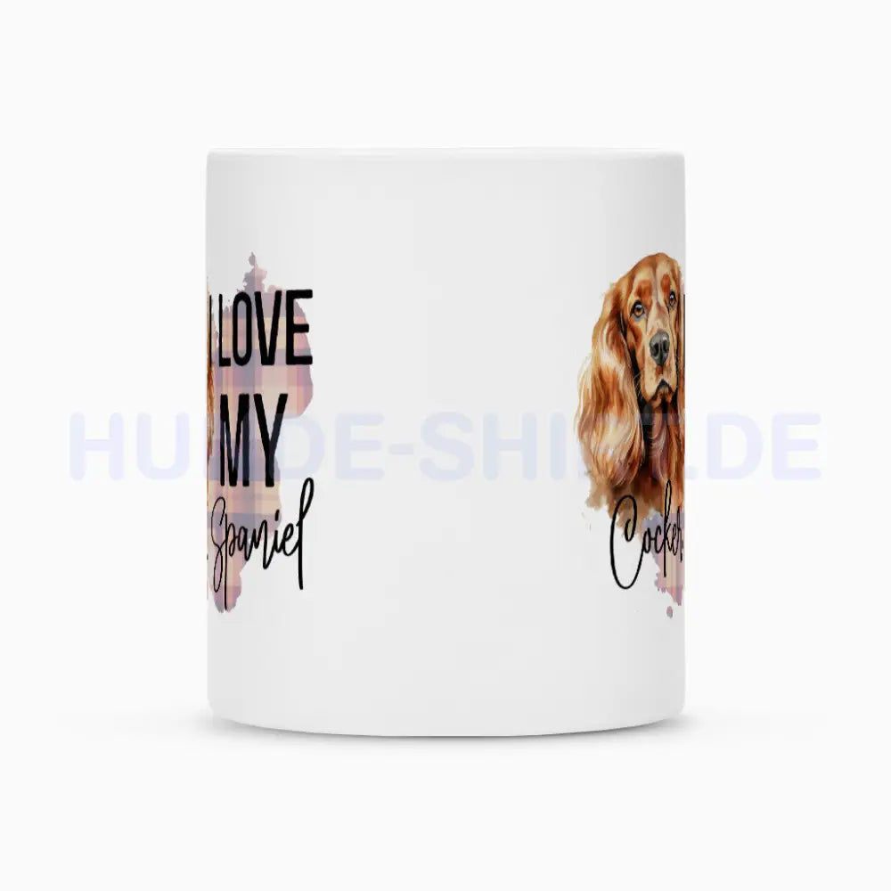 Tasse "Cocker Spaniel - I love..." – hunde-shirt.de