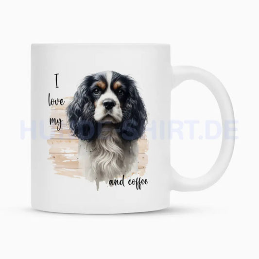 Tasse "Cocker Spaniel - I love my..." Weiß – hunde-shirt.de