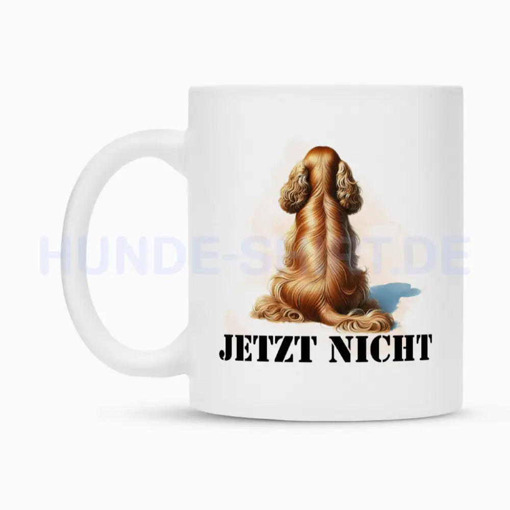 Tasse "Cocker Spaniel - JETZT NICHT 2" – hunde-shirt.de