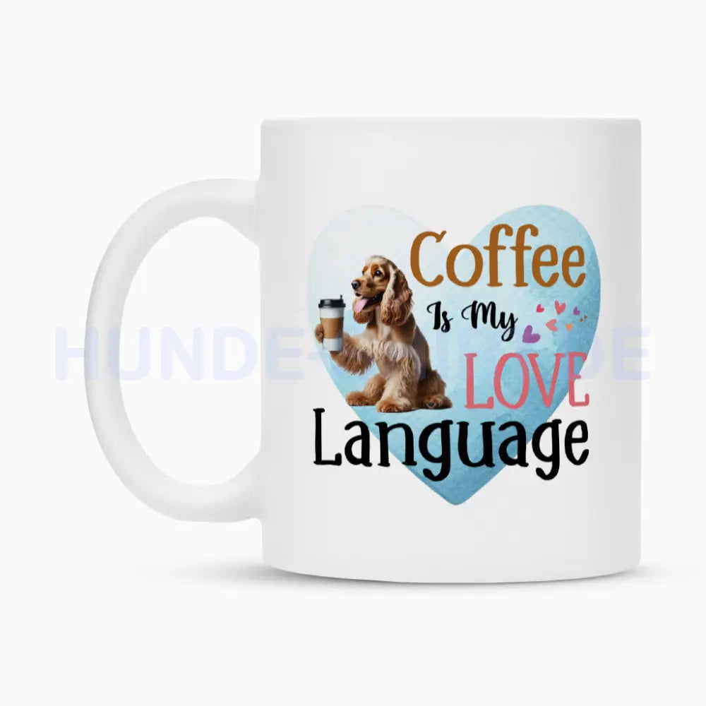 Tasse "Cocker Spaniel - Love Language" – hunde-shirt.de