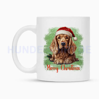 Tasse "Cocker Spaniel - Merry Christmas 2" – hunde-shirt.de