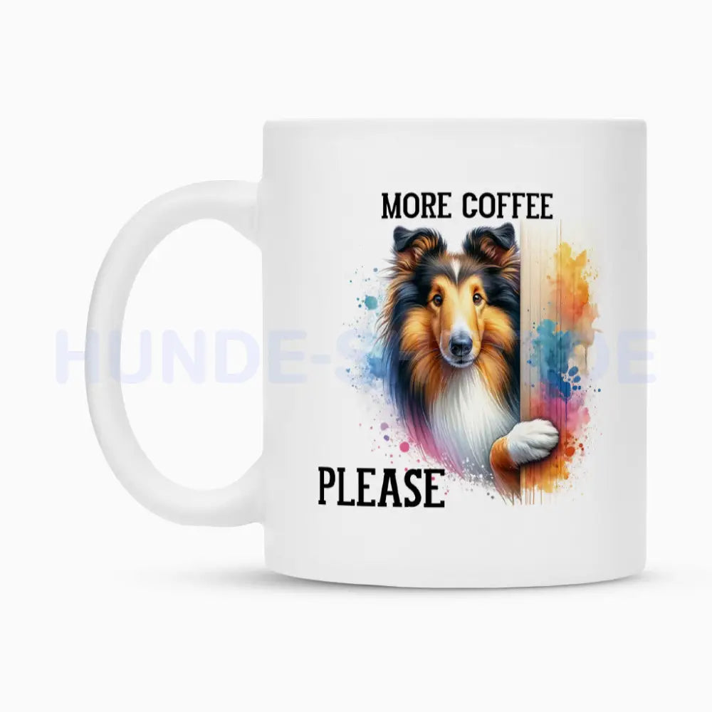 Tasse "Collie - More Coffee..." – hunde-shirt.de