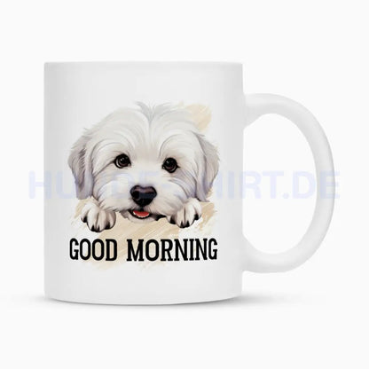 Tasse "Coton de Tuléar - Good Morning" Weiß – hunde-shirt.de