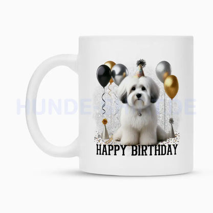 Tasse "Coton de Tuléar - Happy Birthday" – hunde-shirt.de