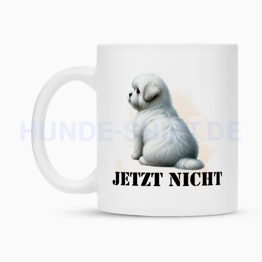 Tasse "Coton de Tuléar - JETZT NICHT" – hunde-shirt.de