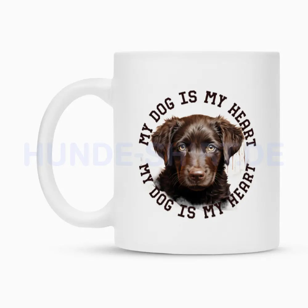 Tasse "Curly Coated Retriever HEART" – hunde-shirt.de