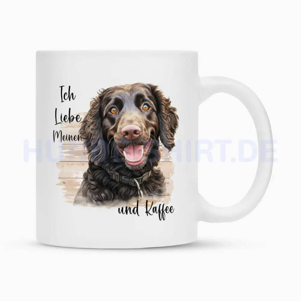 Tasse "Curly Coated Retriever - Ich liebe..." Weiß – hunde-shirt.de