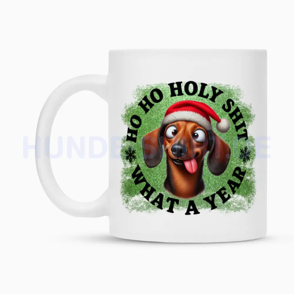 Tasse "Dackel - HO HO..." – hunde-shirt.de