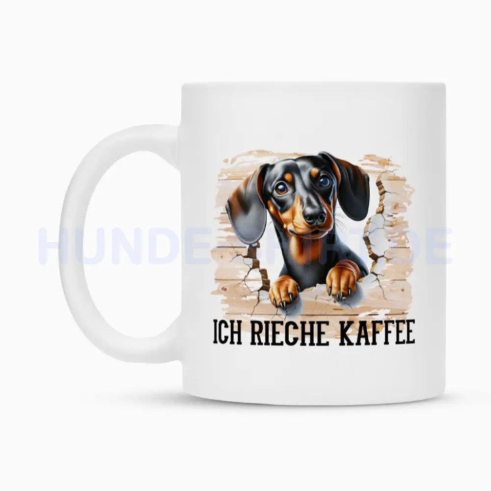 Tasse "Dackel - Ich rieche Kaffee" – hunde-shirt.de